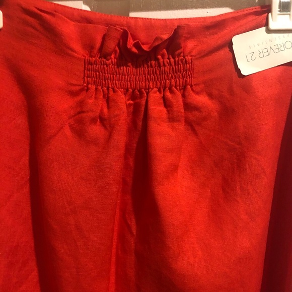 Forever 21 NWT linen/rayon skirt & EUC Scarf - Picture 6 of 6